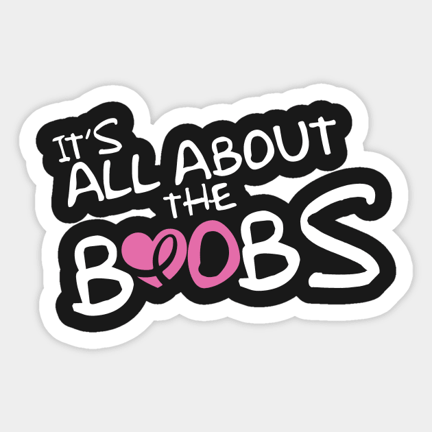 Cancer: It's all about the boobs Sticker by nektarinchen